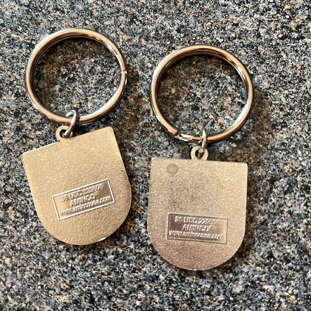 USA Olympic Keychain Set - Black and Silver - Picture 4 of 8